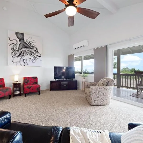 Central Oceanview Modern Cozy 3 Bed House，位于科纳的酒店