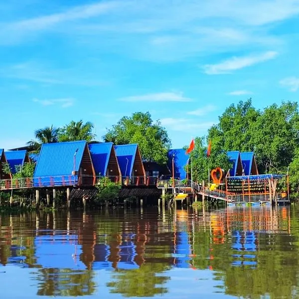 Cồn Phụng Retreats Mekong - Nature Island with Free Boat Shuttle & Fishing，位于槟知的酒店