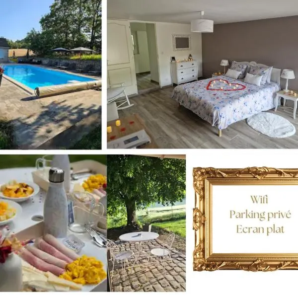 Le relais des clefs - AU CALME DU GATINAIS - Escapade à deux - Terrasse privée - WIFI - Offre romantique sur demande，位于Valpuiseaux的酒店