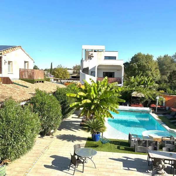 GuestHouse Le Patio34，位于Lavérune的酒店