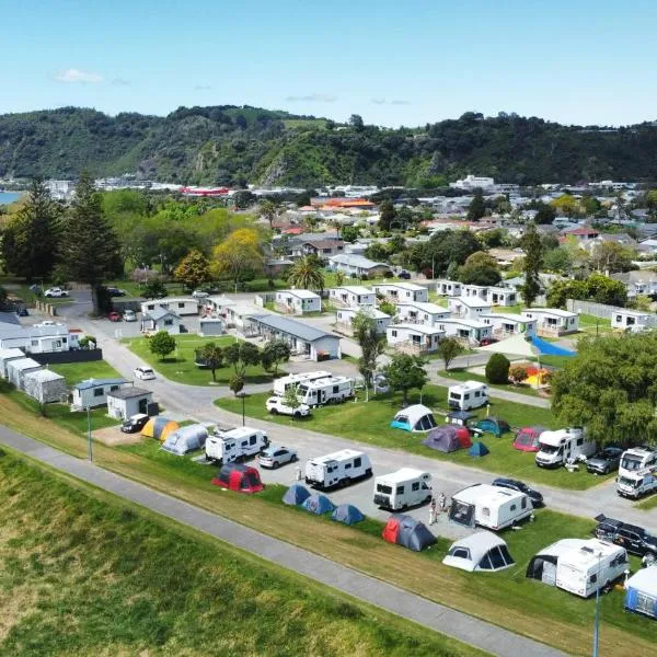 Riverside Whakatane Holiday Park，位于奥霍普海滩的酒店