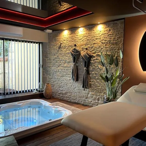 Logement spa privatif proche Niort et La Rochelle，位于Arçais的酒店