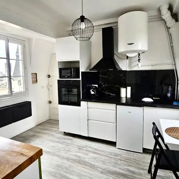 Appartement avec vue tour Eiffel, emplacement parfait ligne 14，位于让蒂伊的酒店
