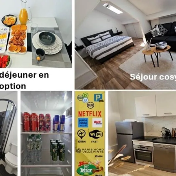 Séjour cosy avec parking privé dans la cour de la maison，位于欧奈索斯博伊斯的酒店