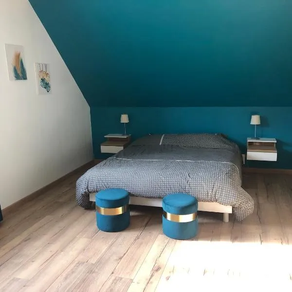 Chez Manon et Martin - Chambre à la campagne avec Spa extérieur，位于Saâcy-sur-Marne的酒店