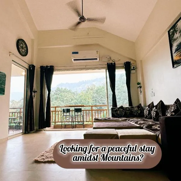 Mountainview Paradise - Cozy 1bhk amidst mountains，位于卡尔贾特的酒店