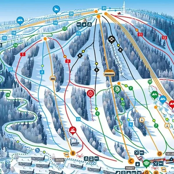 Kungsberget Järbo, Terrassen 28，位于Järbo的酒店