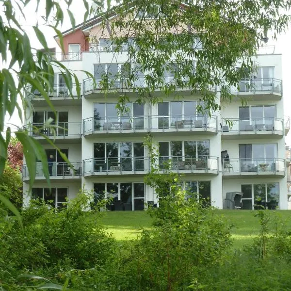 Fewo-Suite Nordlicht mit Kanu, direkte Seelage，位于阿舍贝格的酒店