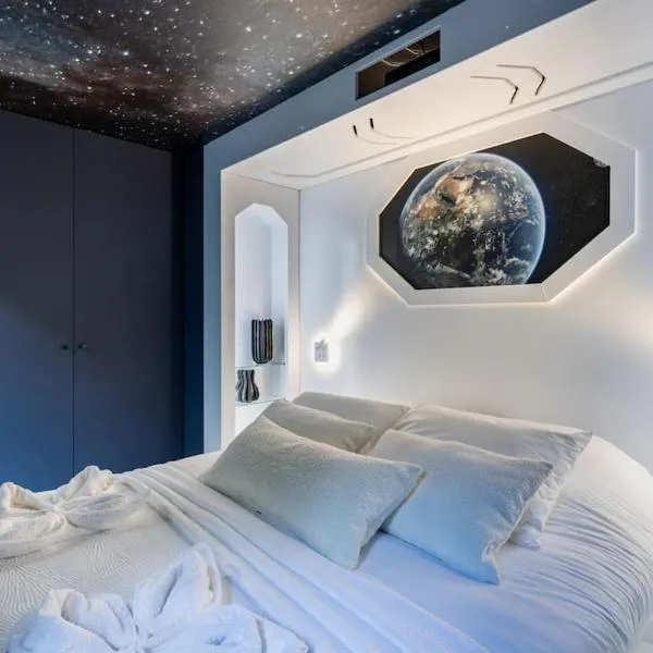 Galaxy La tête dans les étoiles，位于里永的酒店