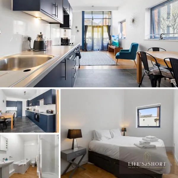 Smythen St, 2 bed apartment with balcony，位于埃克塞特的酒店