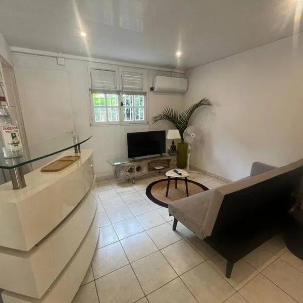 Joli Studio à la Villa l'Ensoleillée avec son grand Jardin，位于法兰西堡的酒店