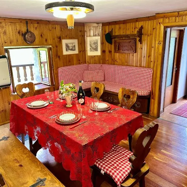 Cozy Three-Room Apartment with Mountain View & Parking - Ussin Chalet - Valtournenche，位于沙穆瓦的酒店