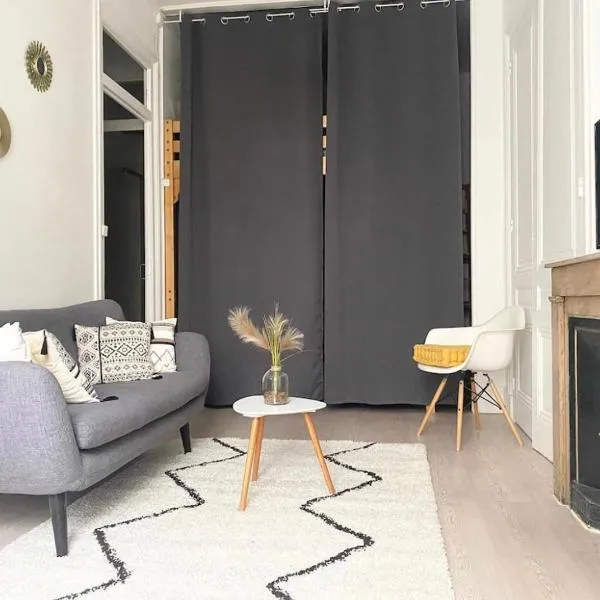 Charmant appartement，位于Gare des Brotteaux的酒店
