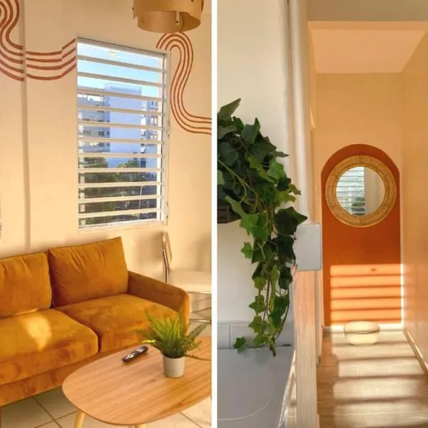 Chic and Centrally Located Apartment in Santurce with parking Apt 4，位于圣胡安的酒店