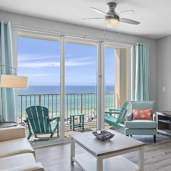 Beachfront Condo with Spectacular Gulf Views，位于德斯坦的酒店