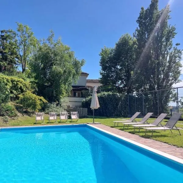 Ca' San Lorenzo - Villa panoramica con piscina - Vignale Monferrato，位于San Lorenzo的酒店