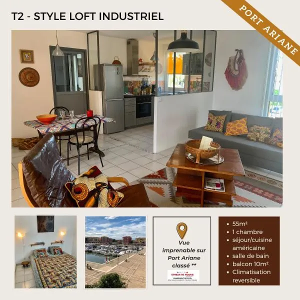 T2 d'exception sur Port Ariane，位于拉特斯的酒店