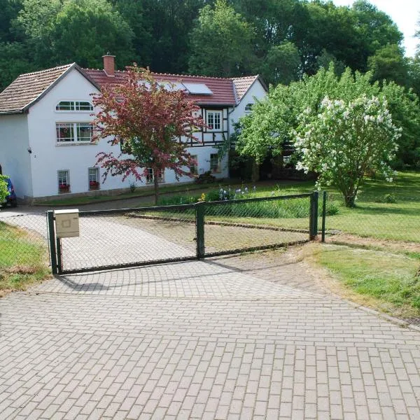 Ferienwohnung Obermühle，位于Ballstädt的酒店