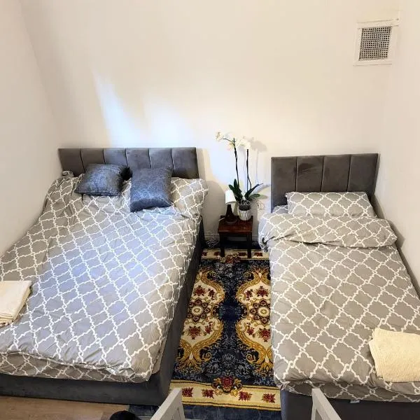 Studio with 3 beds- 20 min from London Bridge and Gatwick Airport，位于赖盖特的酒店