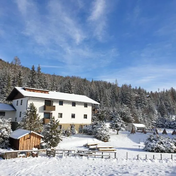 Ferienhaus Schäfer - Apartments - Wintersports - Family holiday - Holiday with your dog - Rural & Scenic，位于Flattnitz的酒店