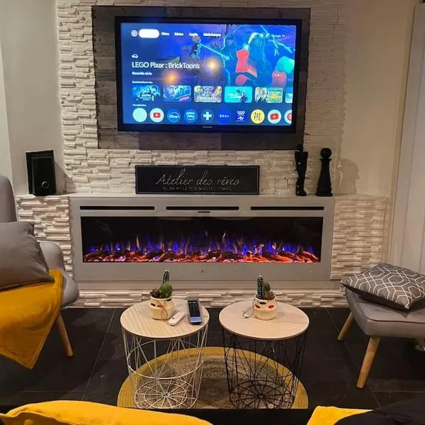 Escapade 8 couchages,terrasse, parking privé，位于Moulins-lès-Metz的酒店