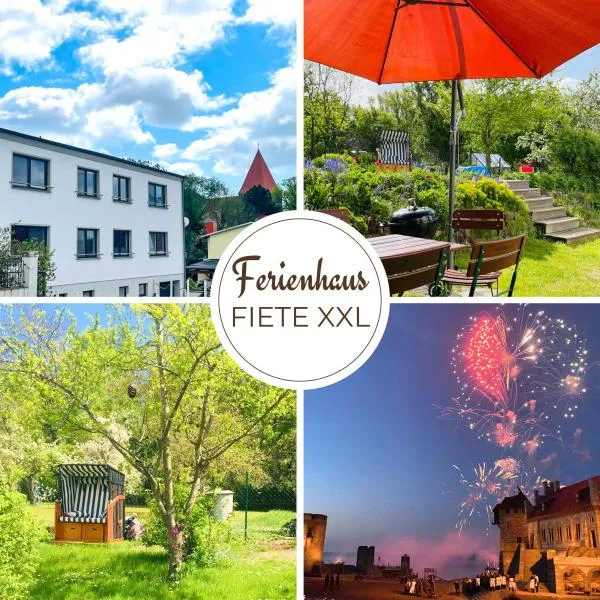 Ferienhaus Fiete XXL auf Rügen - Doppelferienhaus für 16 Personen，位于萨加尔德的酒店