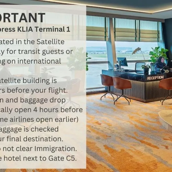 Sama-Sama Express KLIA Terminal 1 - Airside Transit Hotel，位于Kampong Pelembang的酒店