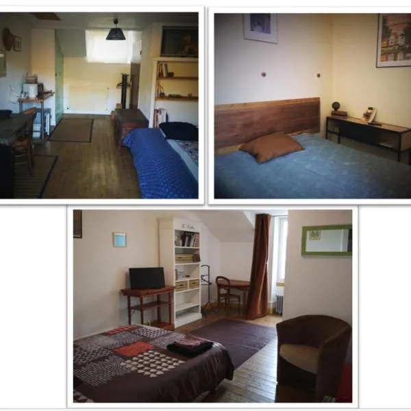 Chambres avec salle de bains et cuisine en centre ville Argenton sur Creuse，位于克勒兹河畔阿尔让通的酒店