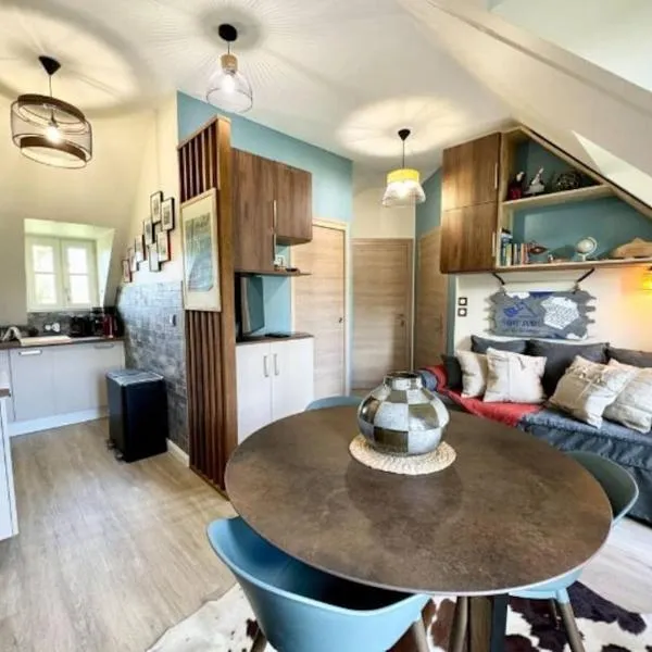 Château de Kergonano appartement L'écrin du Golfe，位于巴登的酒店