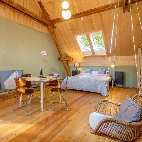 Großes City-Loft - Schwingstuhl & Sterne，位于克拉根福的酒店