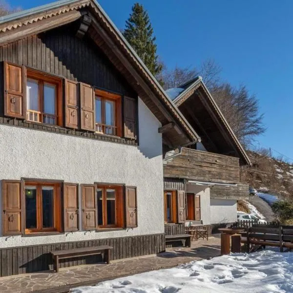 Panoramic House Carnia ,3 badroom chalet Ligosullo - Treppo Carnico - Paluzza - Zoncolan，位于Ligosullo的酒店