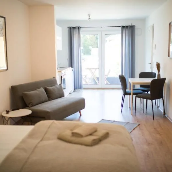 HUGOS Studio Apartment，位于本斯海姆的酒店