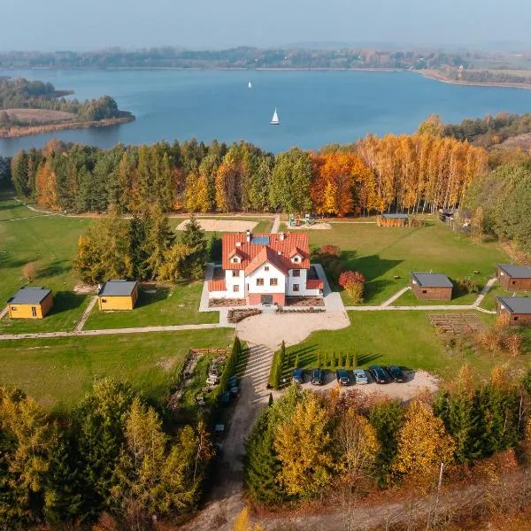 Przystań Jeziorany - willa nad jeziorem - Warmia i Mazury，位于Jeziorany的酒店