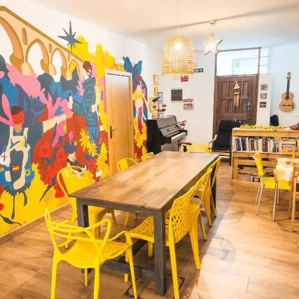 Albergue Estrella Guia，位于蓬特拉雷纳的酒店