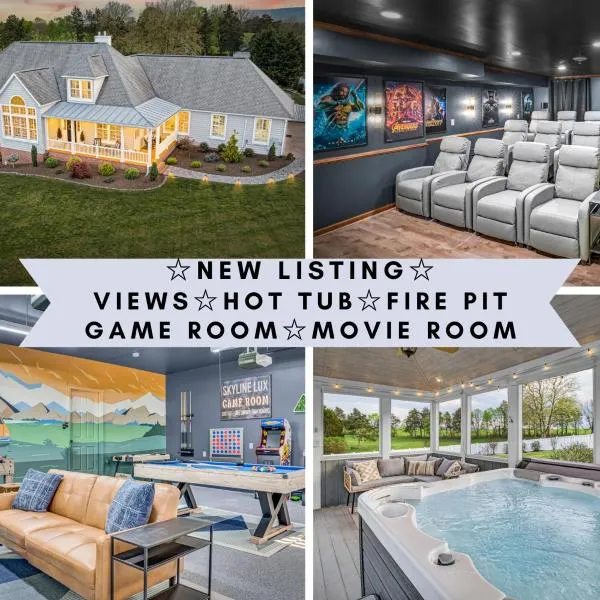 Amazing House - Movie & Game Room, Hot Tub, Fire Pit & Golf Course，位于卢雷的酒店