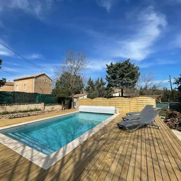 Villa Rubia Studio mezzanine au cœur des Corbières，位于Fabrezan的酒店