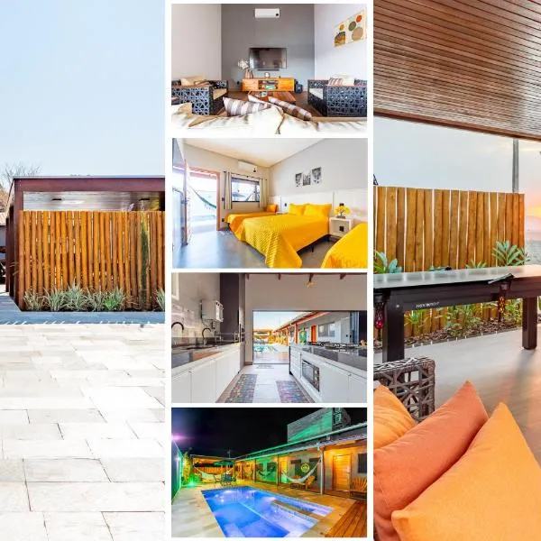 Casa 4 Suítes com Piscina e Hidro, 16 Pessoas，位于皮雷诺波利斯的酒店