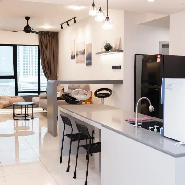 1 Midvalley Mosaic Southkey,2 Bedroom，位于新山的酒店