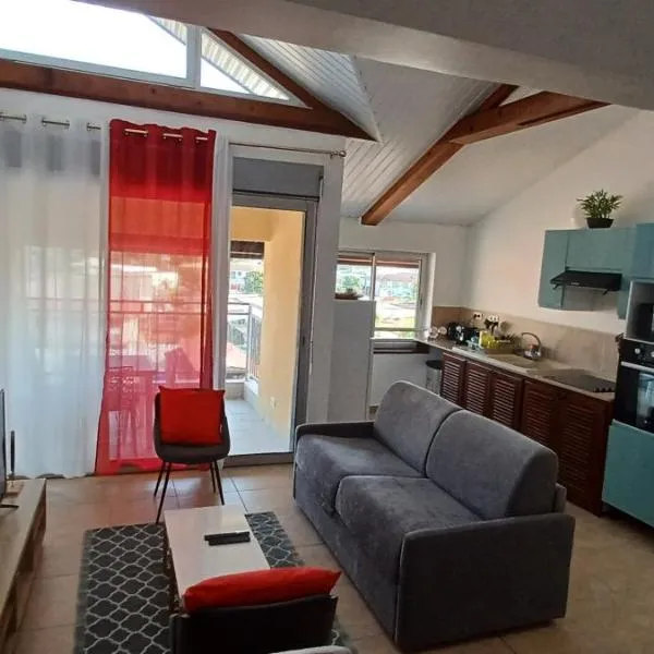 NANA -Grand Appartement Cosy- C 43- Cuisine équipée-CLIM-WIFI-Terrasse，位于卡宴的酒店