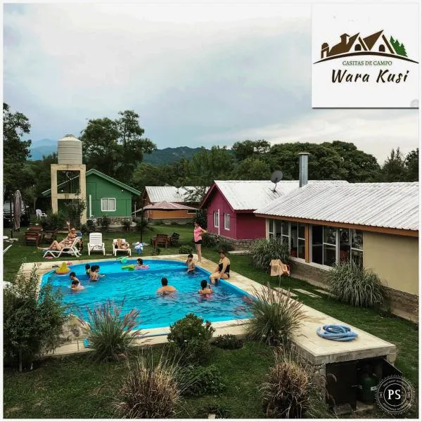 Cabañas en la Naturaleza con pileta y jardín - Vaqueros，位于巴克罗斯的酒店