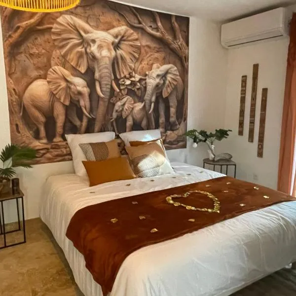 La Suite Safari Luxe SPA，位于Bouillargues的酒店