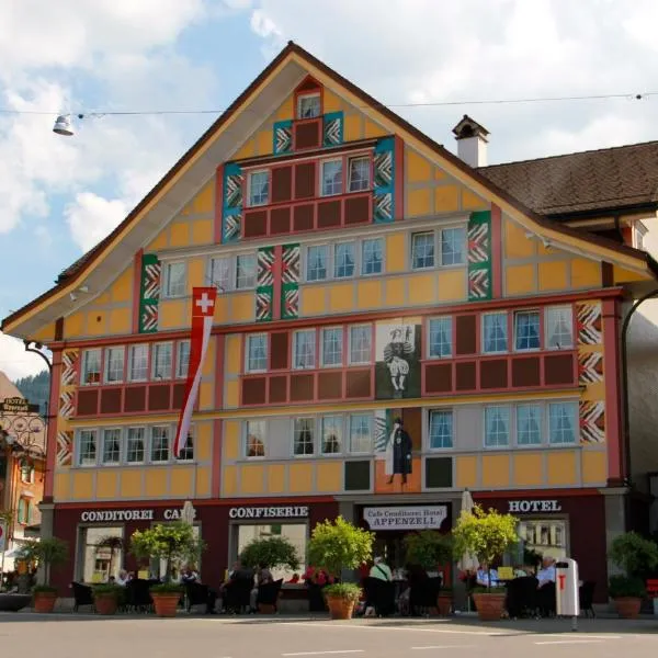 罗德阿酒店，位于Gonten的酒店