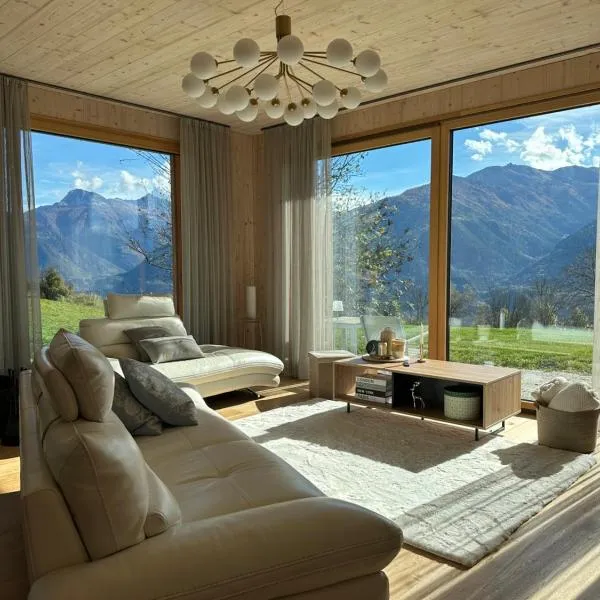 Maison Panorama Alpes Suisses & Sauna，位于朗斯的酒店