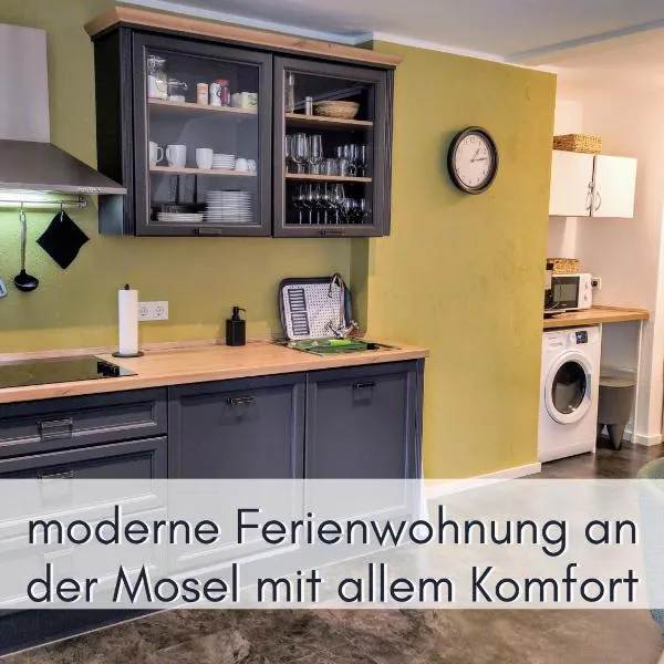 Komfort FeWo l Moselstay l maximal 4 Personen und Baby I Brauneberg Mosel I WIFI I，位于贝尔恩卡斯特尔-库斯的酒店