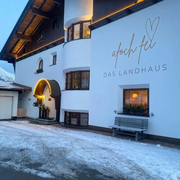 Quality Hosts Arlberg - AFOCH FEI - das Landhaus，位于施图本阿尔贝格的酒店