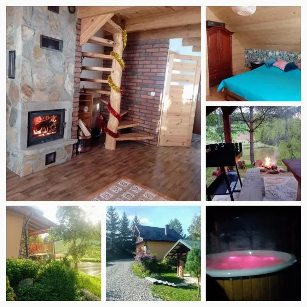 Domek nad Stawem Siemuszowa，位于Tyrawa Wołoska的酒店