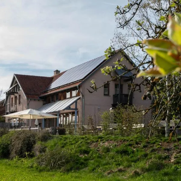 Landgasthof/Hotel Hirsch im Grünen，位于Mehrstetten的酒店