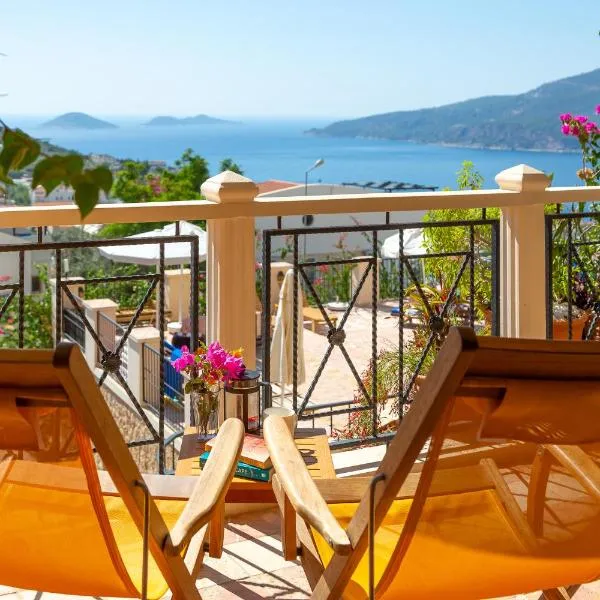 Kalkan Apartment with Bay Views，位于卡尔坎的酒店