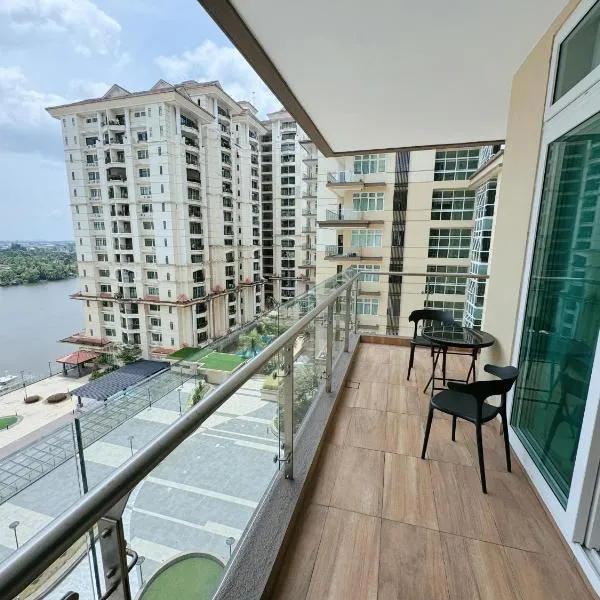 Kuching Cozy Comfort 04 - Riverine Diamond Kuching Studio with Balcony，位于古晋的酒店