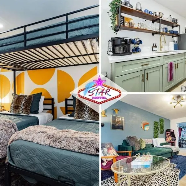 Star Motel Unit 1- Arts District Haven Modern Las Vegas Vacation Home，位于拉斯维加斯的酒店